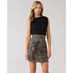 NEW Sabina Musayev Black white Rima Skirt NWOT - Size S